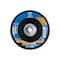 Pferd 6" x 5/8-11 Thd. POLIFAN Flap Disc - Z PSF EXTRA STEELOX, Zirconia, 60 Grit, Conical 60670 - alternate 3